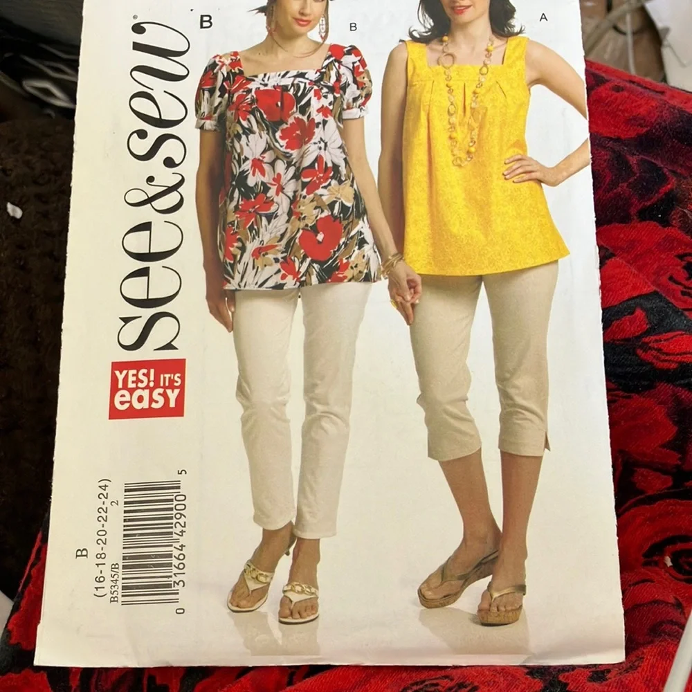 See & sew pattern